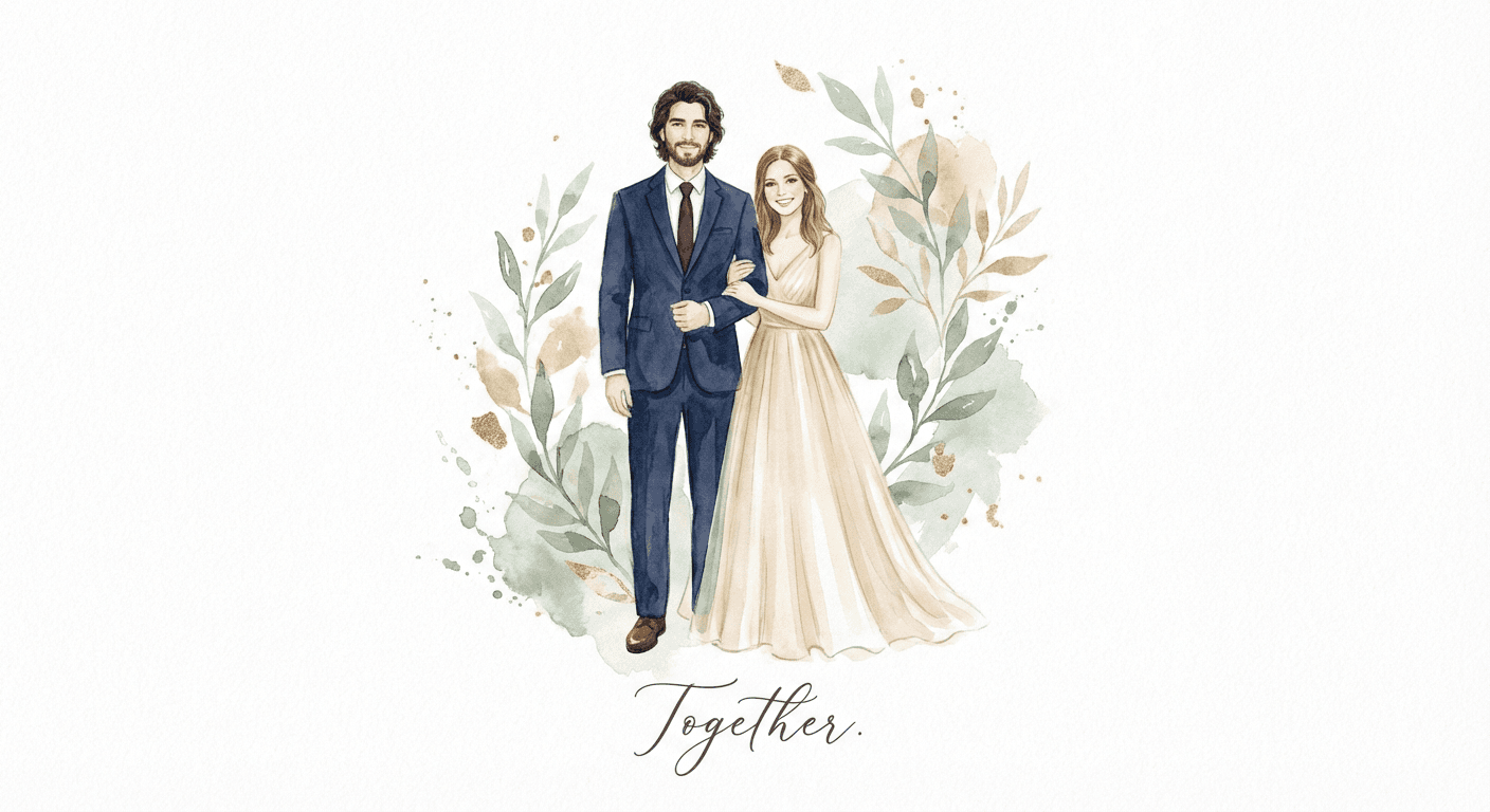 Couple illustration